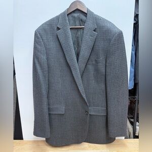 Ralph Lauren Charcoal Houndstooth Blazer